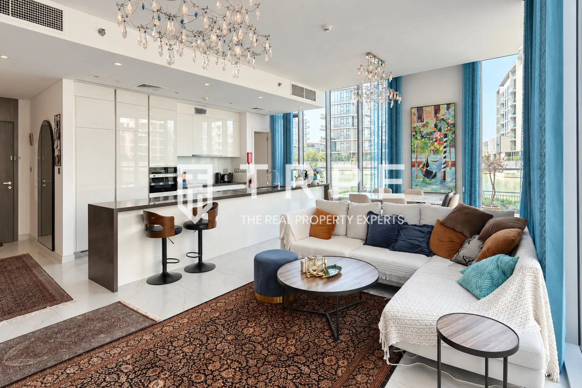 Wraparound Balcony | Burj Khalifa and Direct Lagoon Views | Fully Furnished