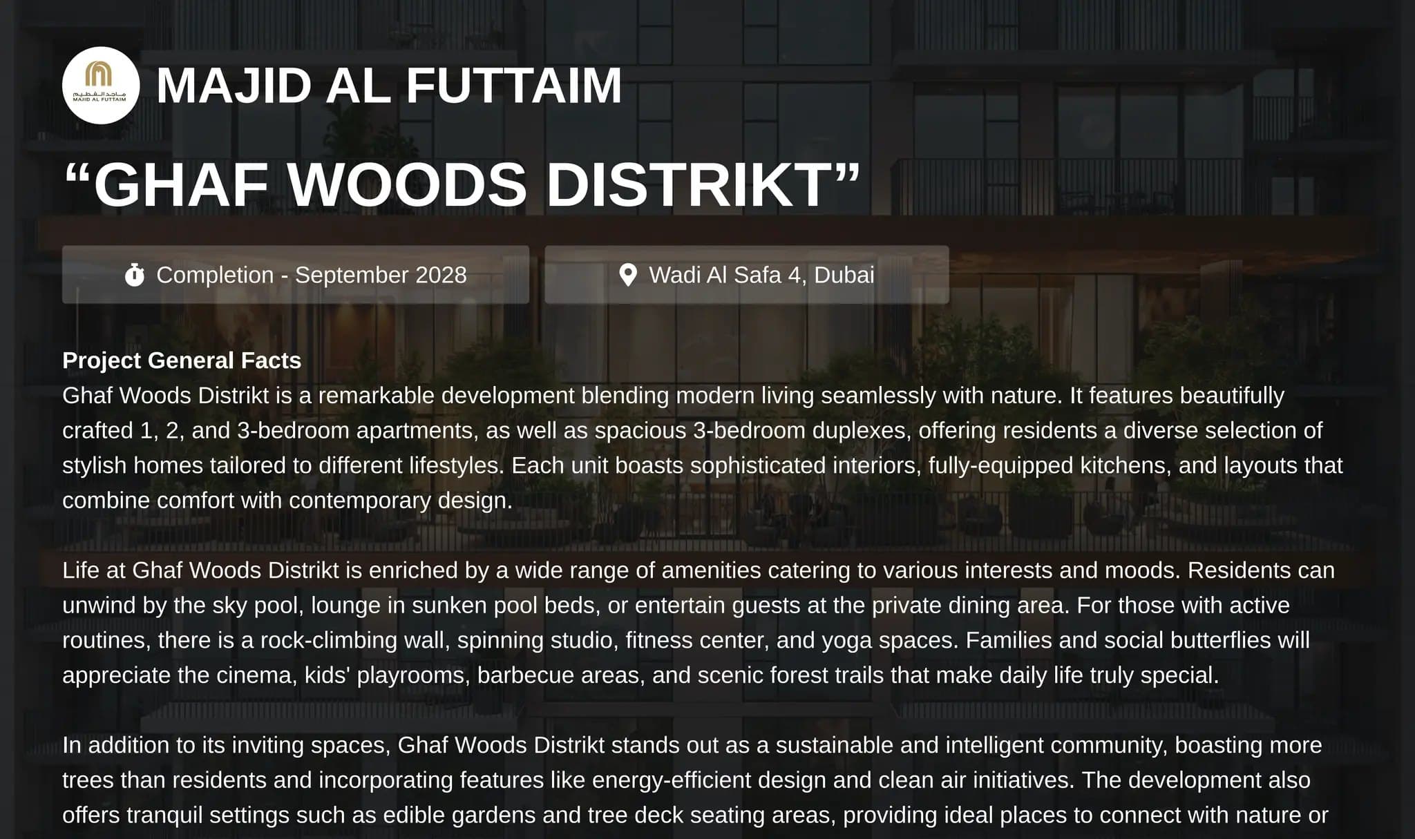 Ghaf Woods Distrikt 1، تصویر ۴
