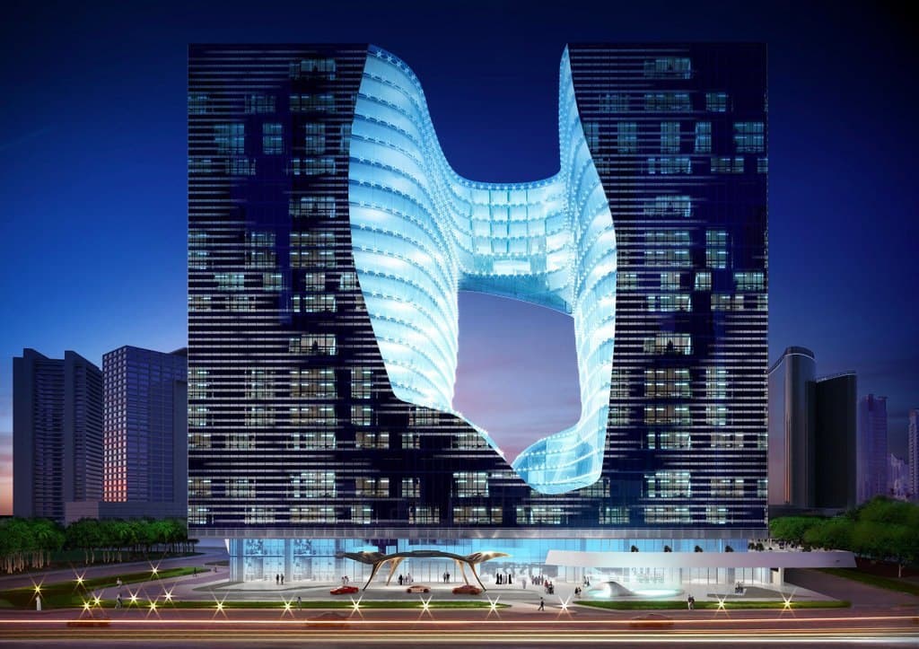 The Opus designed by Zaha Hadid, image 1